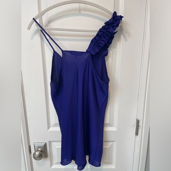Express Ruffle Purple Tank Size L - Picture 3 of 7